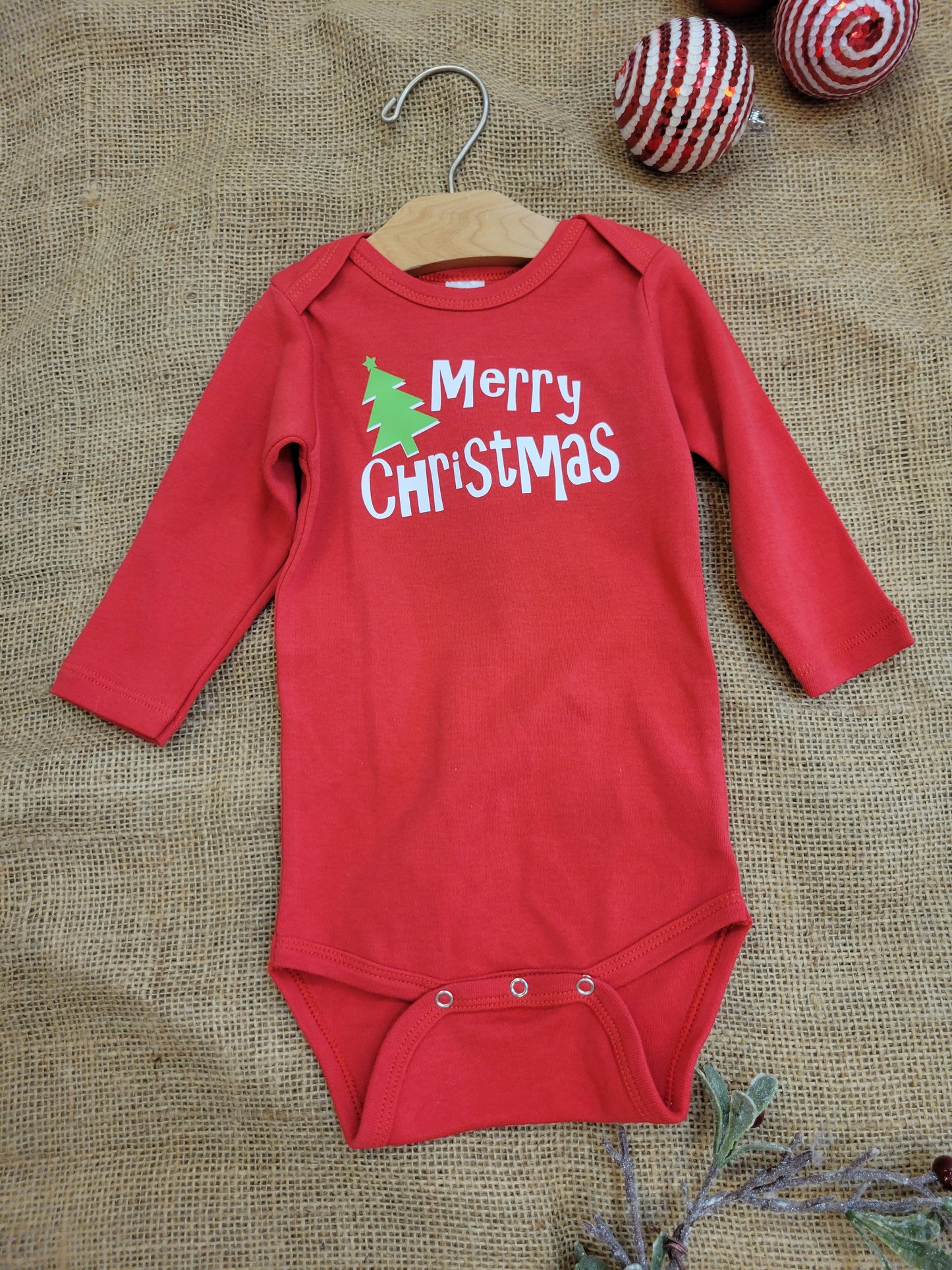 Christmas Baby Short/ long  Sleeve Onesien