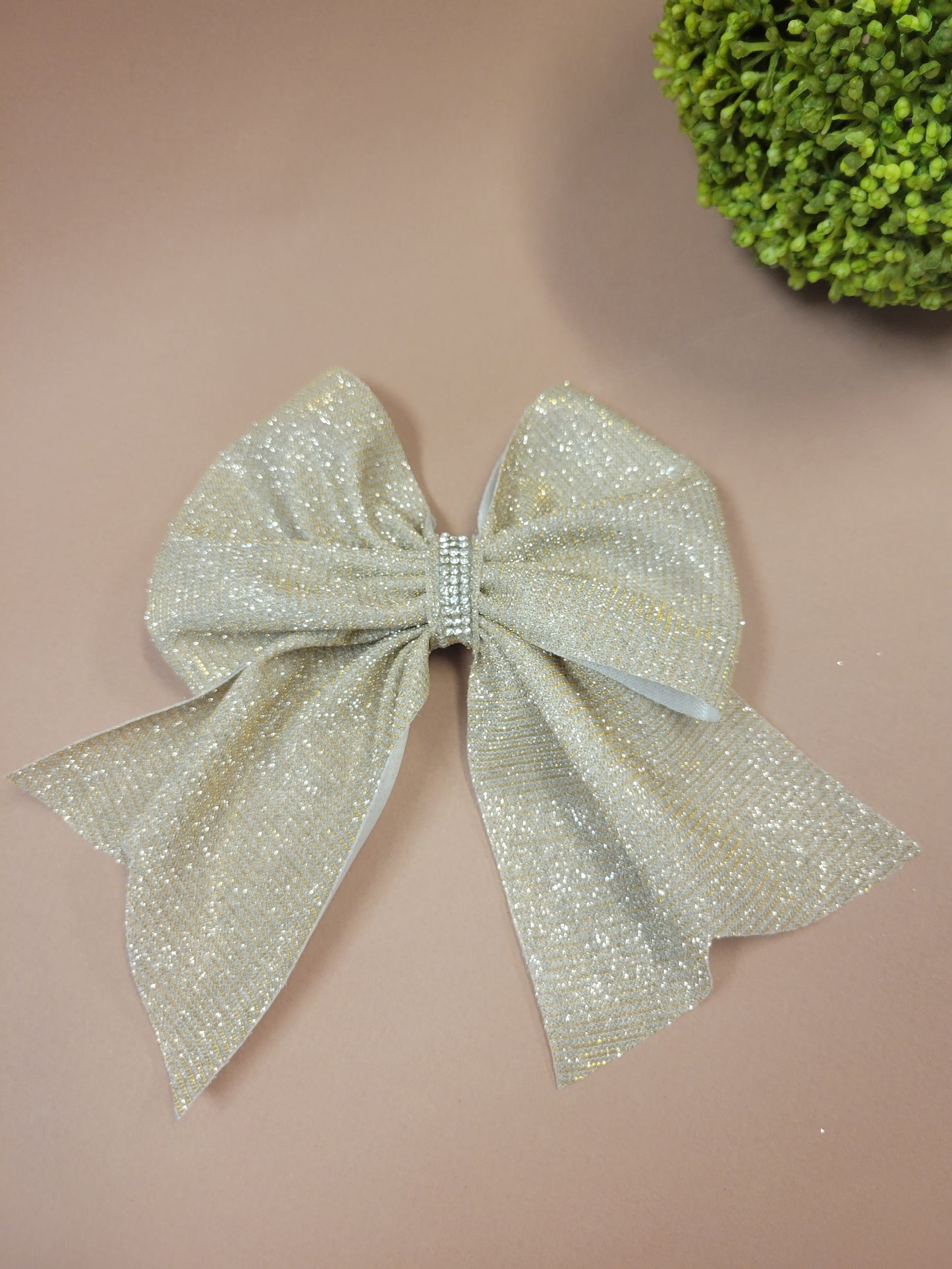 Christmas metallic gold  Bow