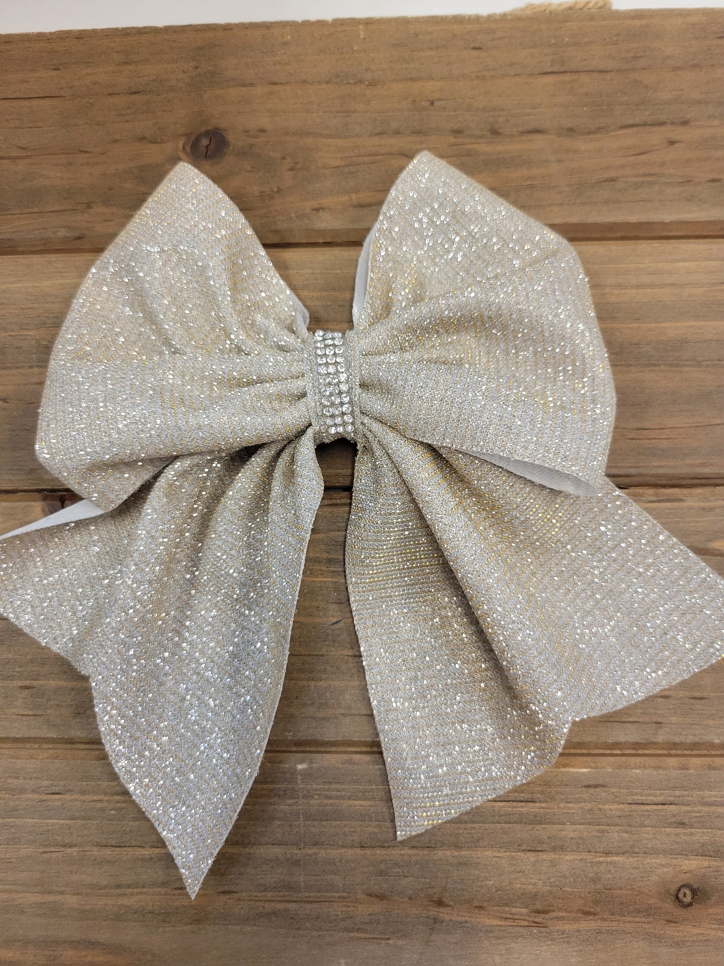 Christmas metallic gold  Bow