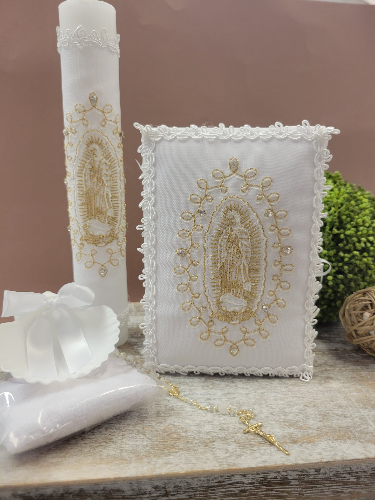 Baptism/Christening Candle Set AM201