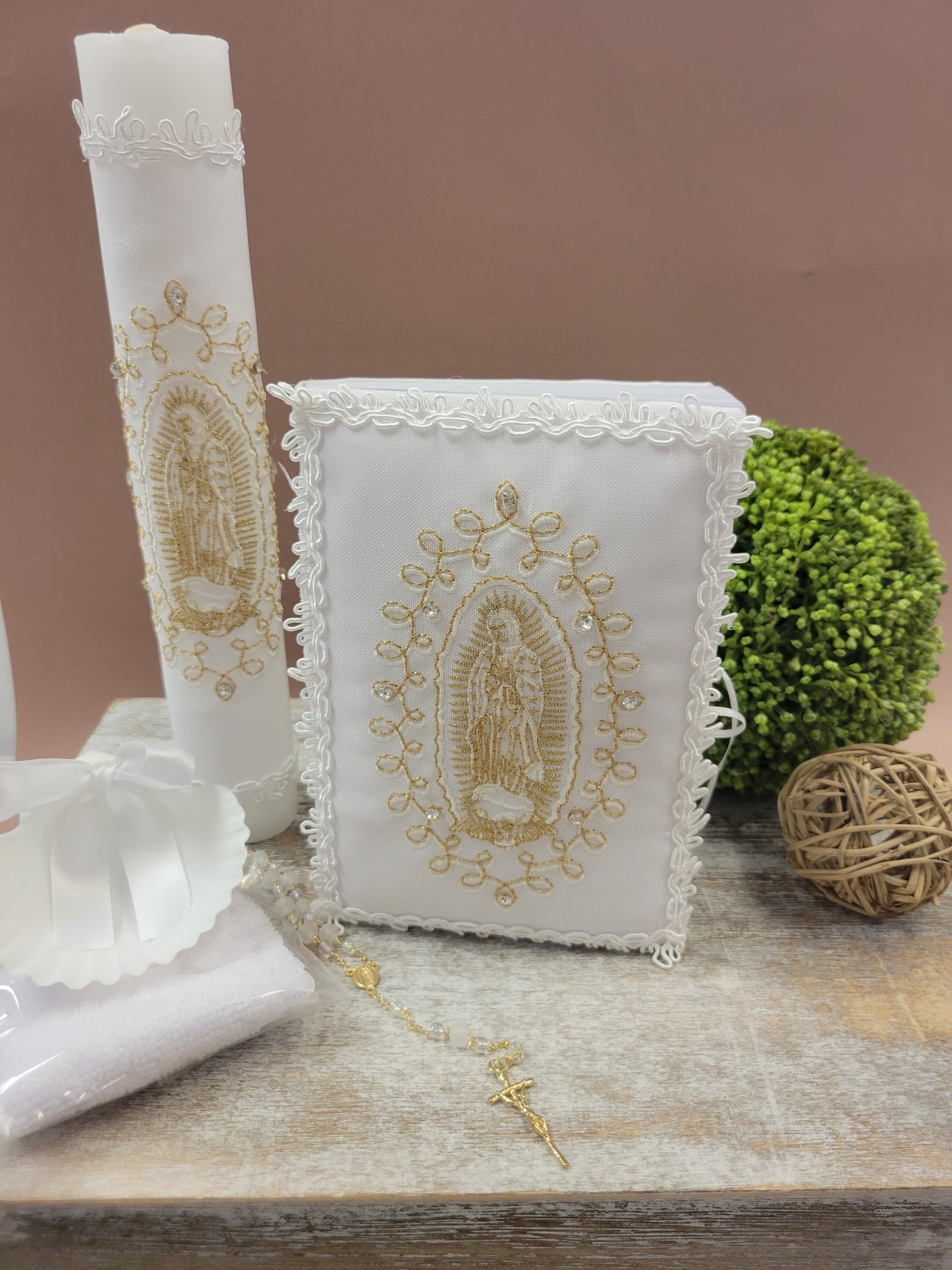 Baptism/Christening Candle Set AM201