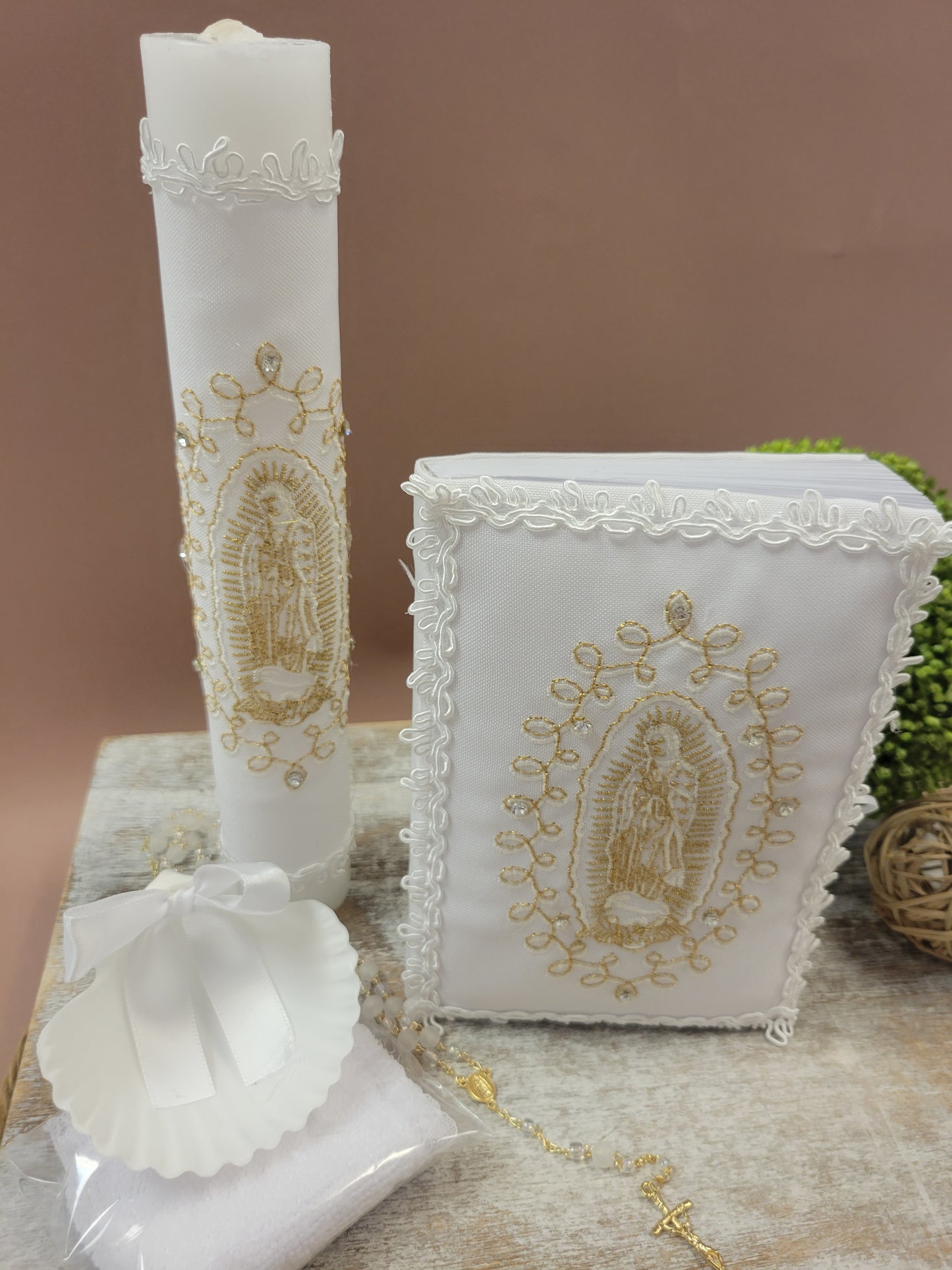 Baptism/Christening Candle Set AM201