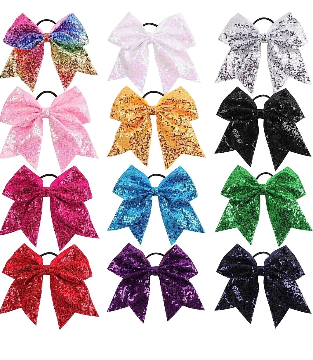Cheer Sequin Bow
