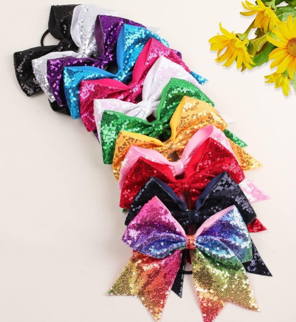 Cheer Sequin Bow