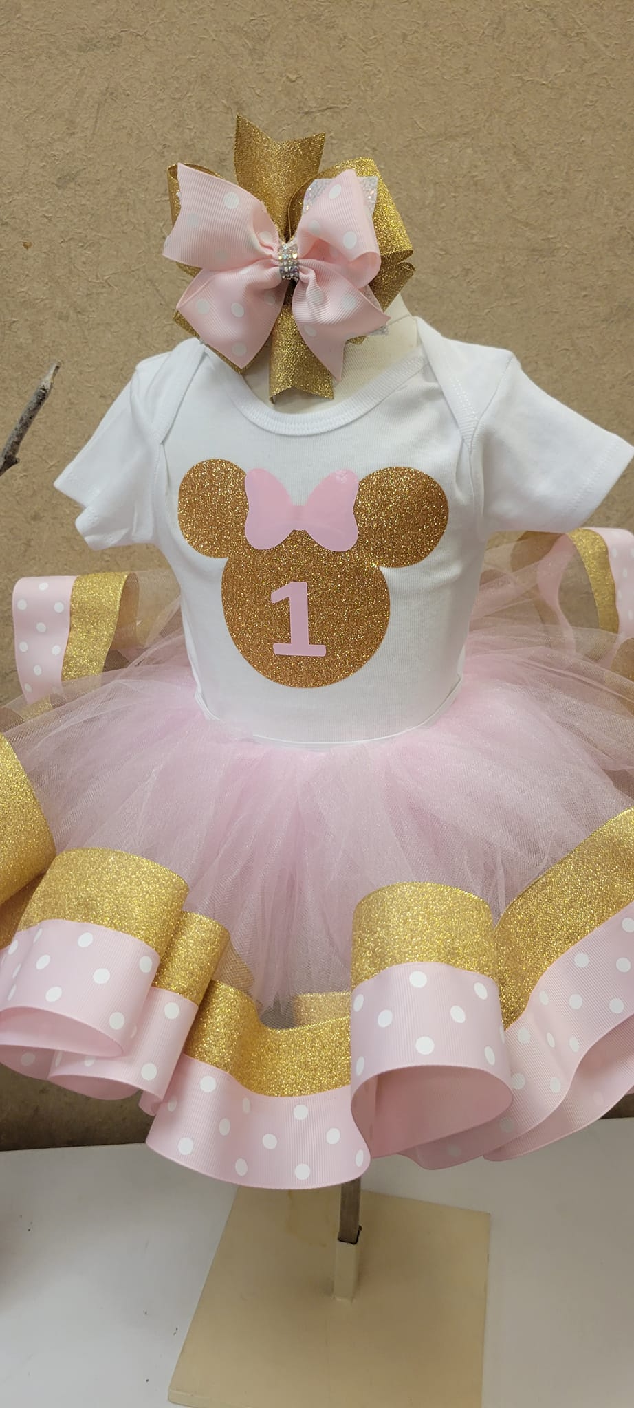 Minnie mouse Personalized Tutu Outfit