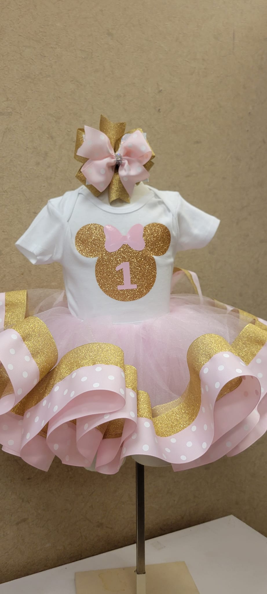 Minnie mouse Personalized Tutu Outfit