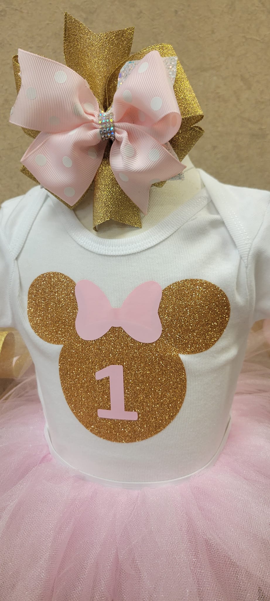 Minnie mouse Personalized Tutu Outfit