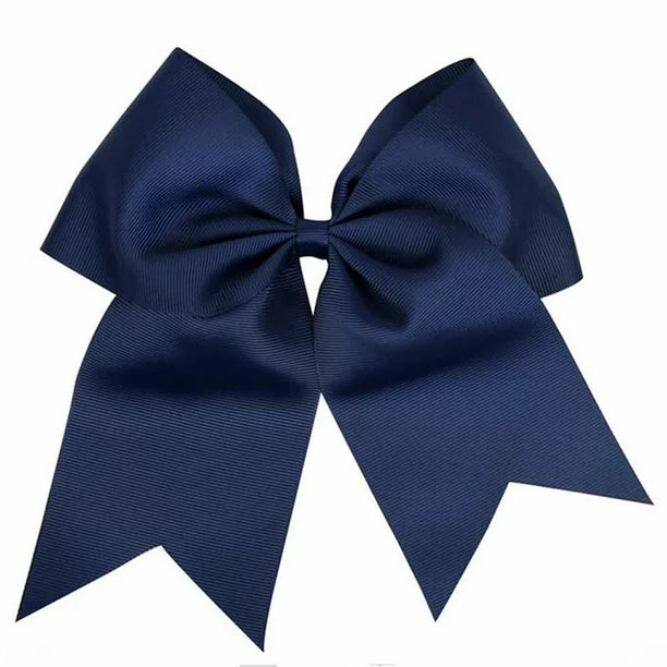 Navy Blue Cheer Bow