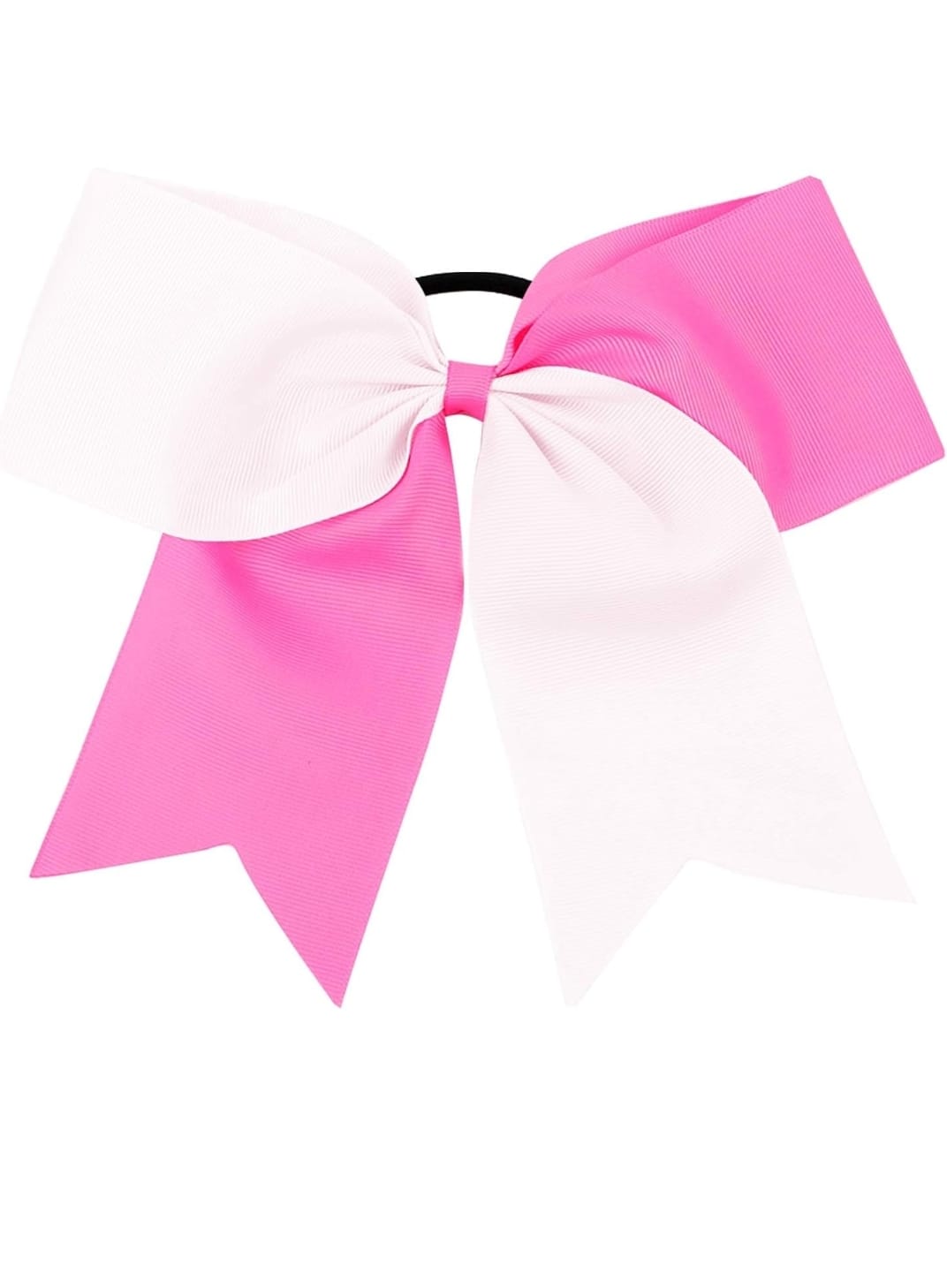 Pink and white  Cheer Bow