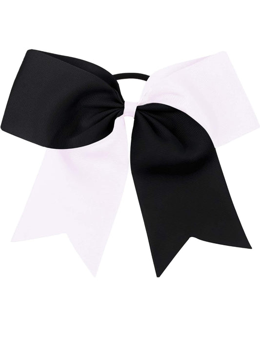 Black and white  Cheer Bow