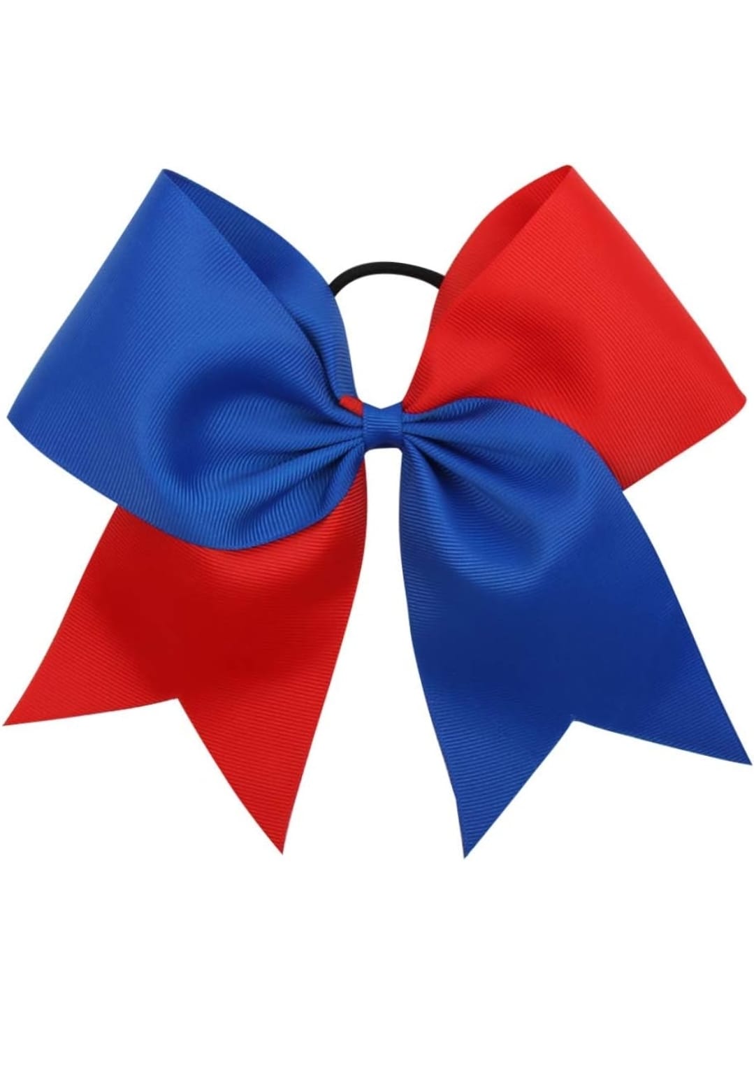 red and royal blue  Cheer Bow