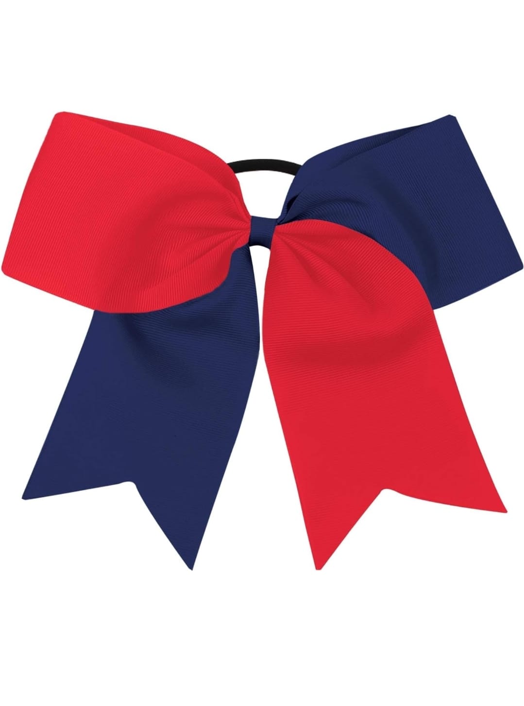 Red and Navy Blue Cheer Bow