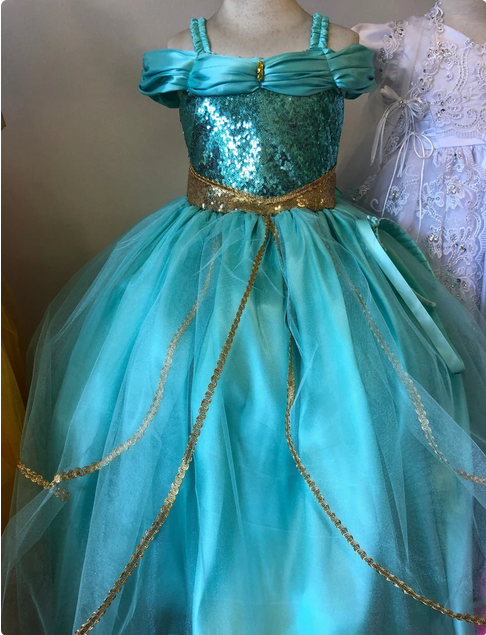Princess Dress, Jasmine  Dress Inspired,