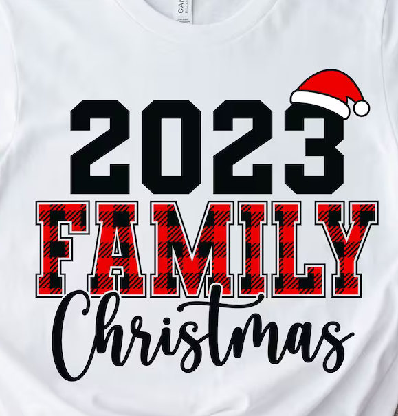 Family Christmas 2023, Christmas Shirts 2023 , Custom Name Christmas Shirt
