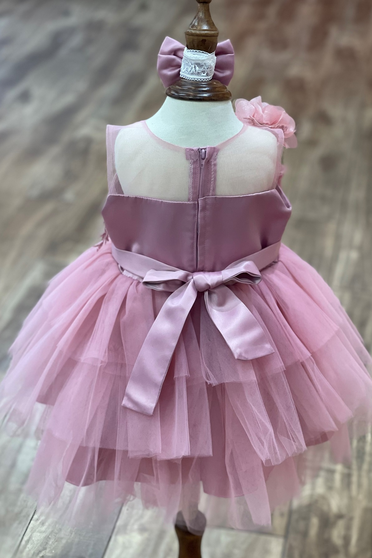 Mauve Baby Dress