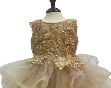 Gold Baby Dress