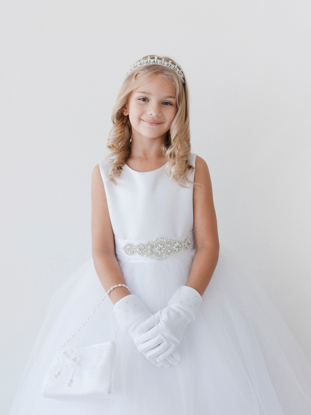 First Holy Communion Dress white 5700