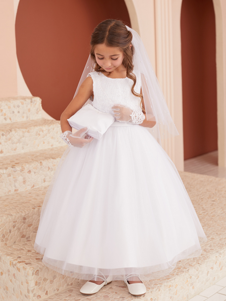 First Holy Communion Dress white 5864