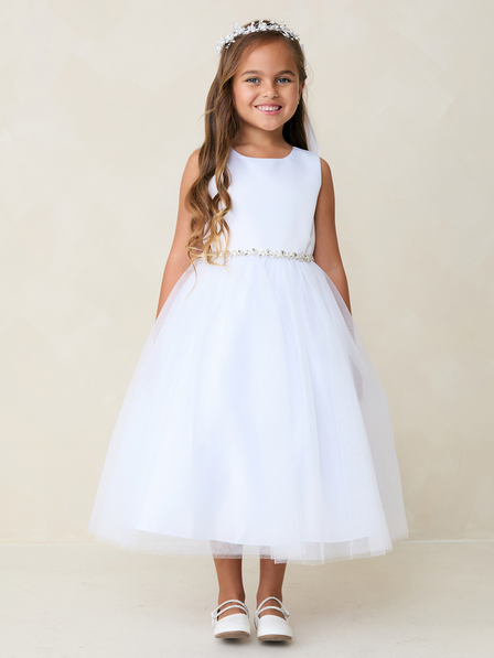 First Holy Communion Dress white 5888