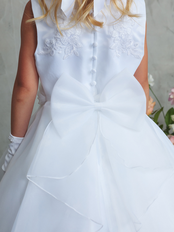 First Holy Communion Dress/vestido de primera comunion white 5904