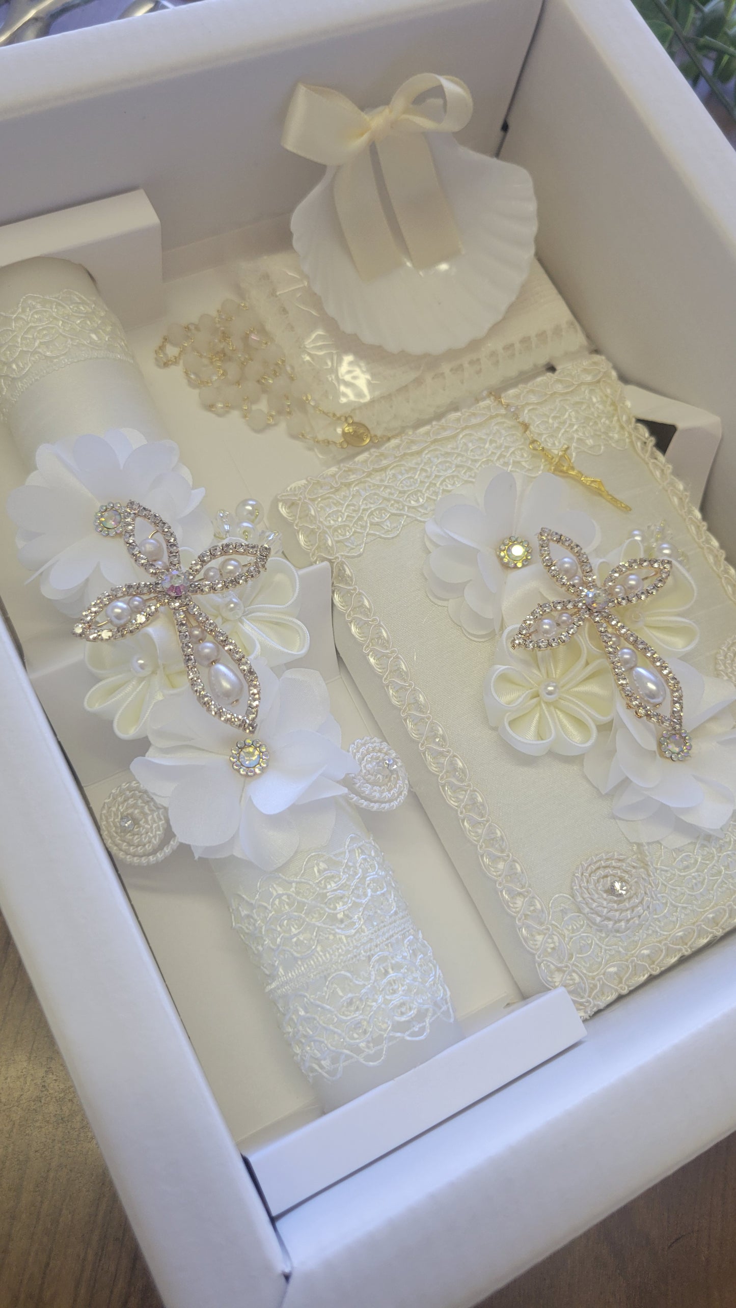 Baptism/Christening Candle Set