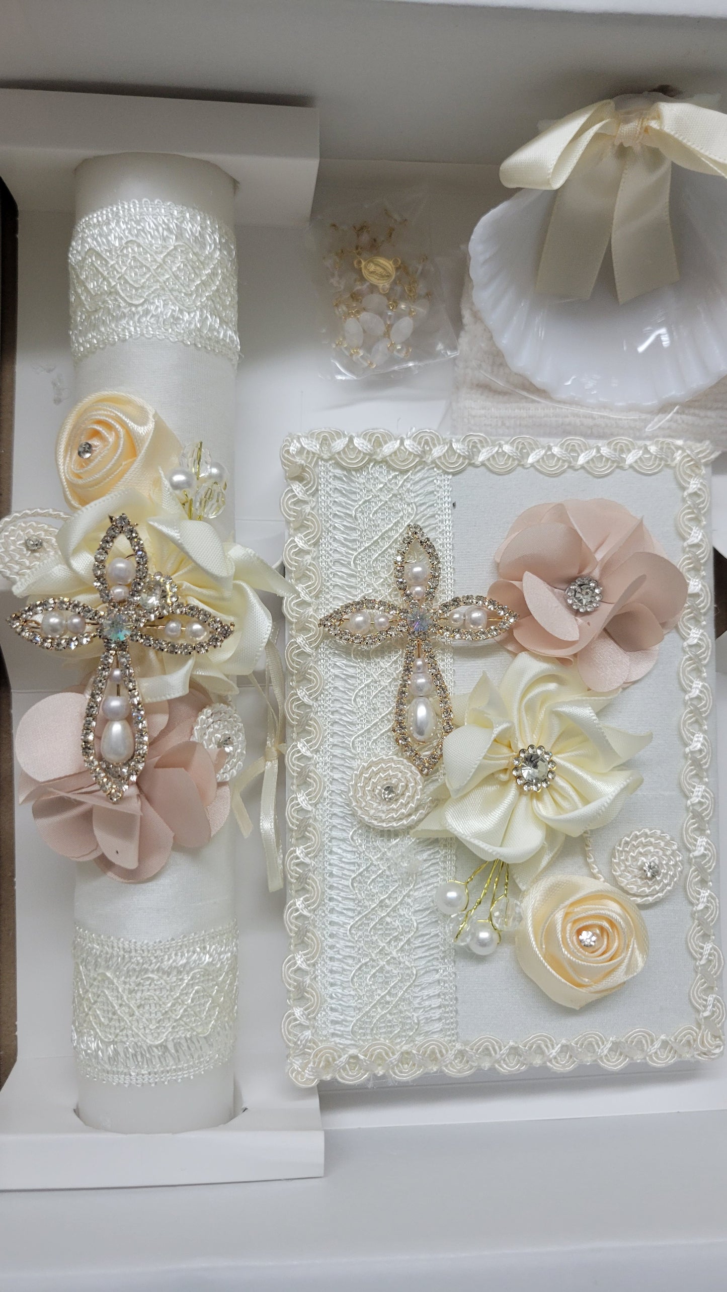 Baptism/Christening Candle Set