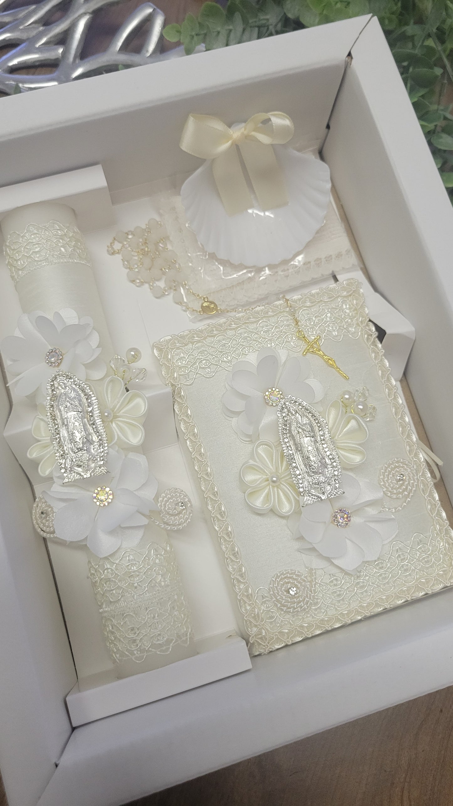 Baptism/Christening Candle Set