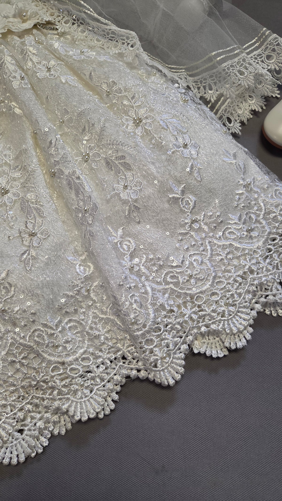 Ropon de Bautizo de Niña/baptism gown all included
