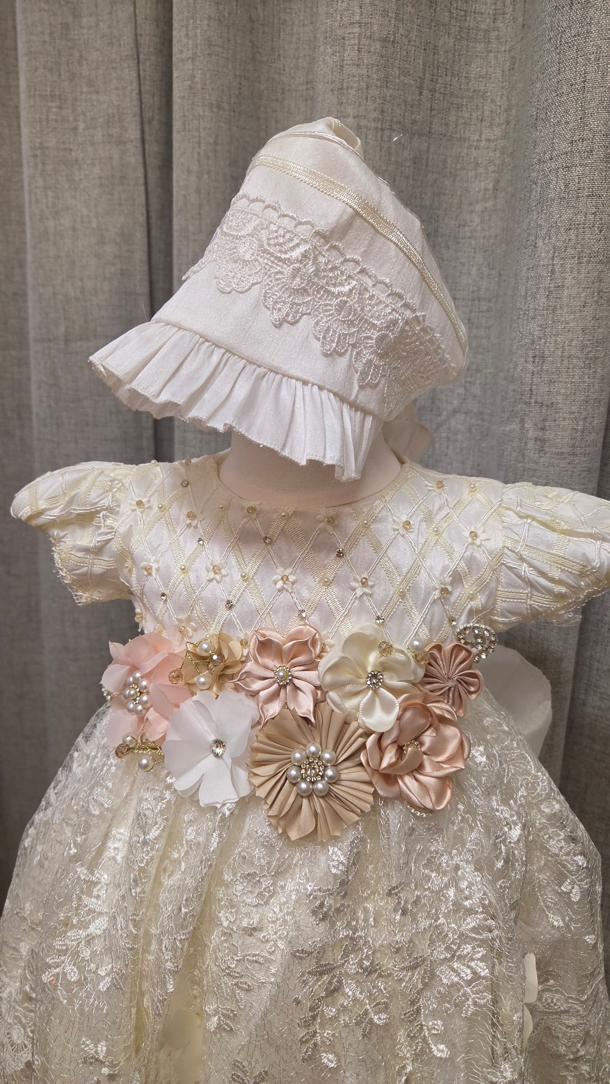 Ropon de Bautizo de Niña/baptism gown all included