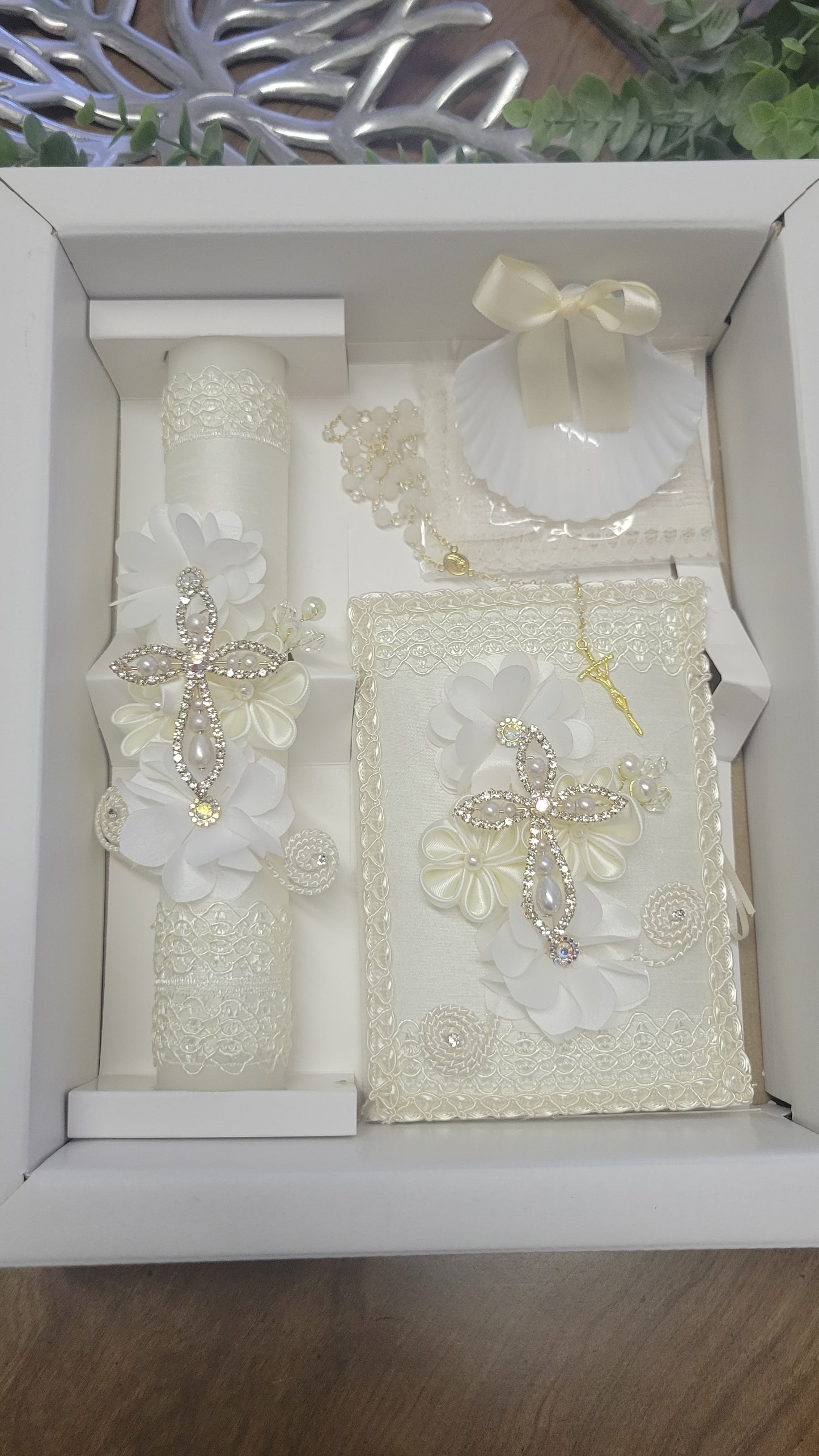 Baptism/Christening Candle Set