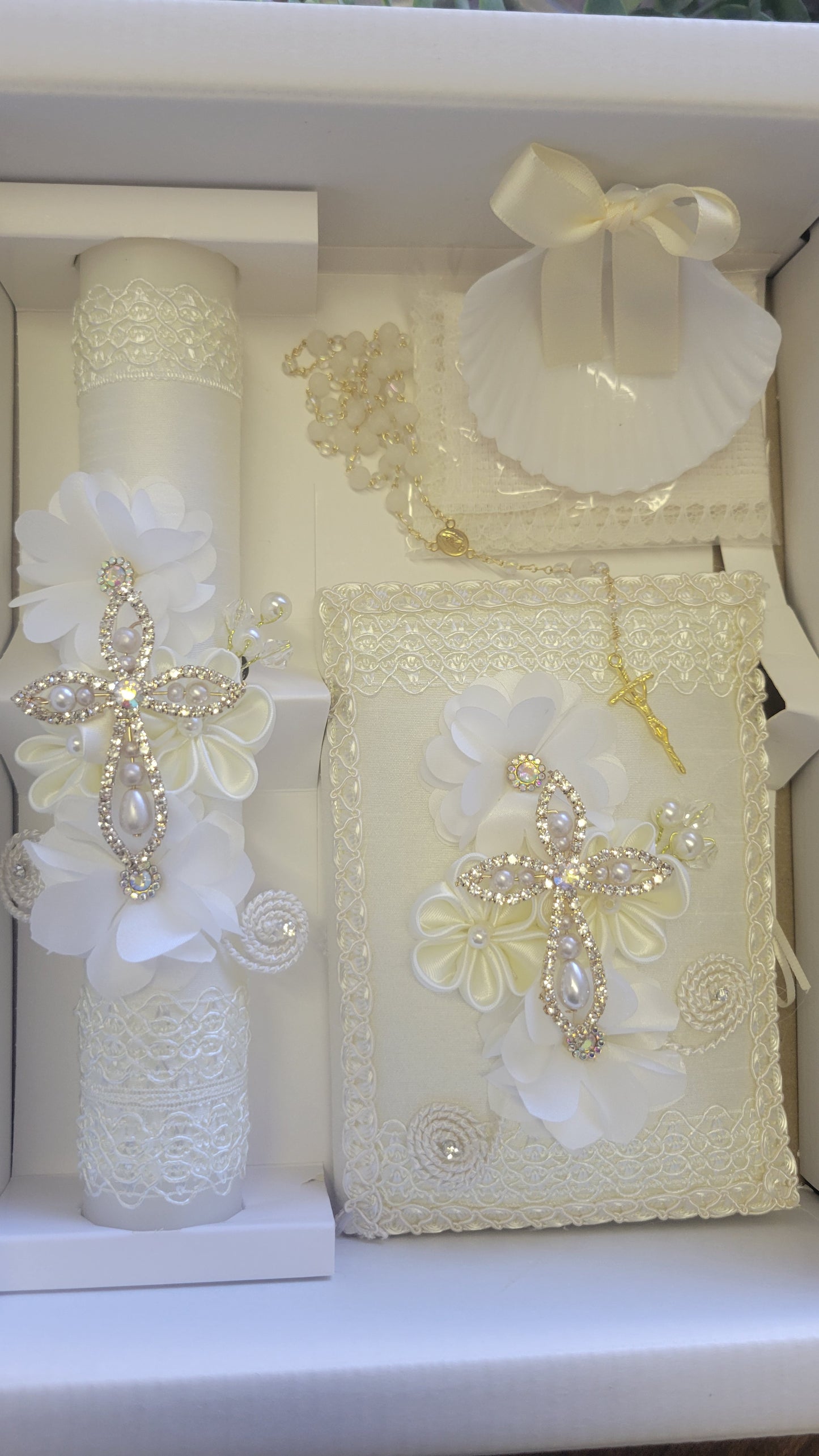 Baptism/Christening Candle Set