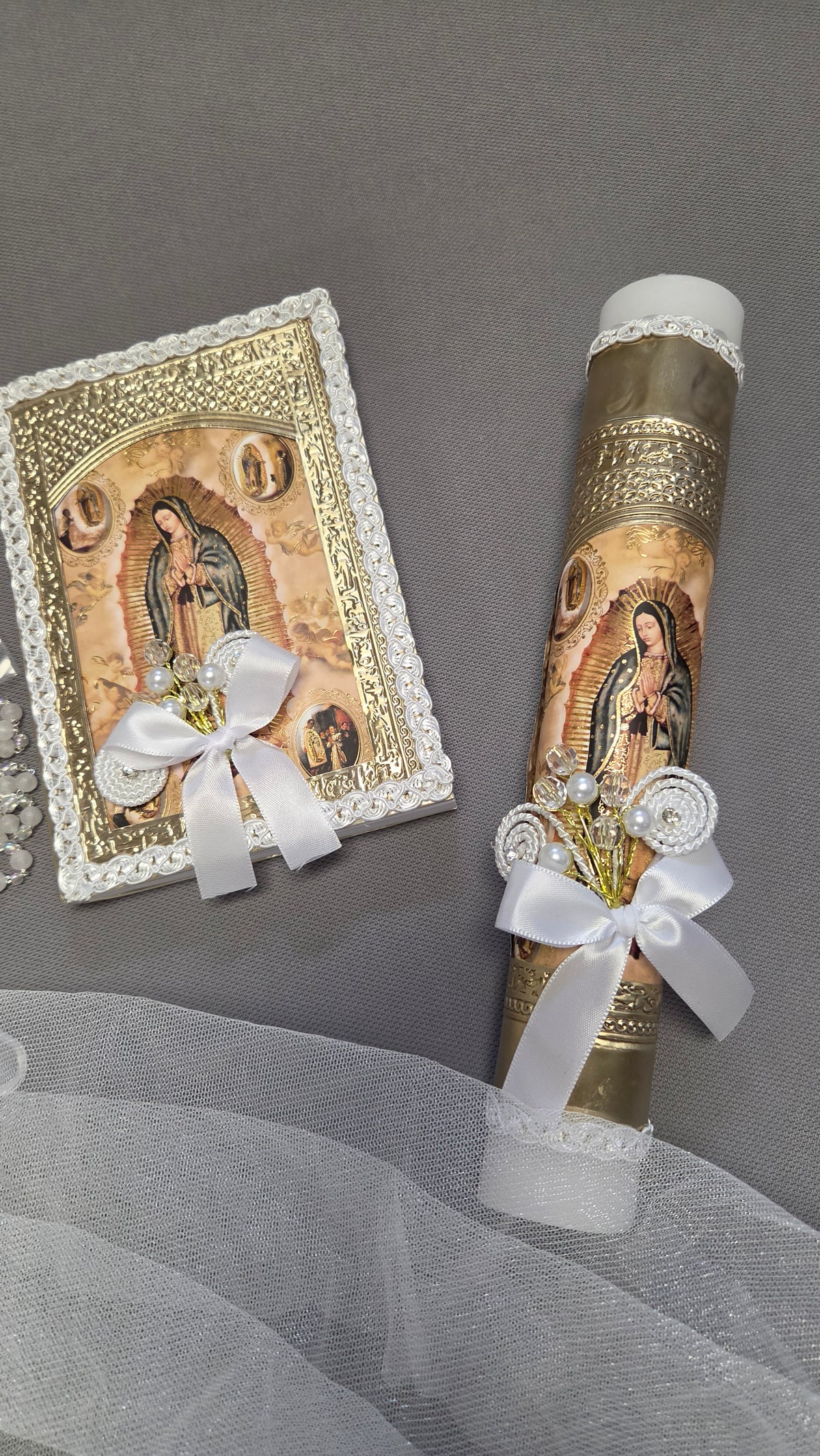 Ropon de Bautizo de Niña/baptism gown all included