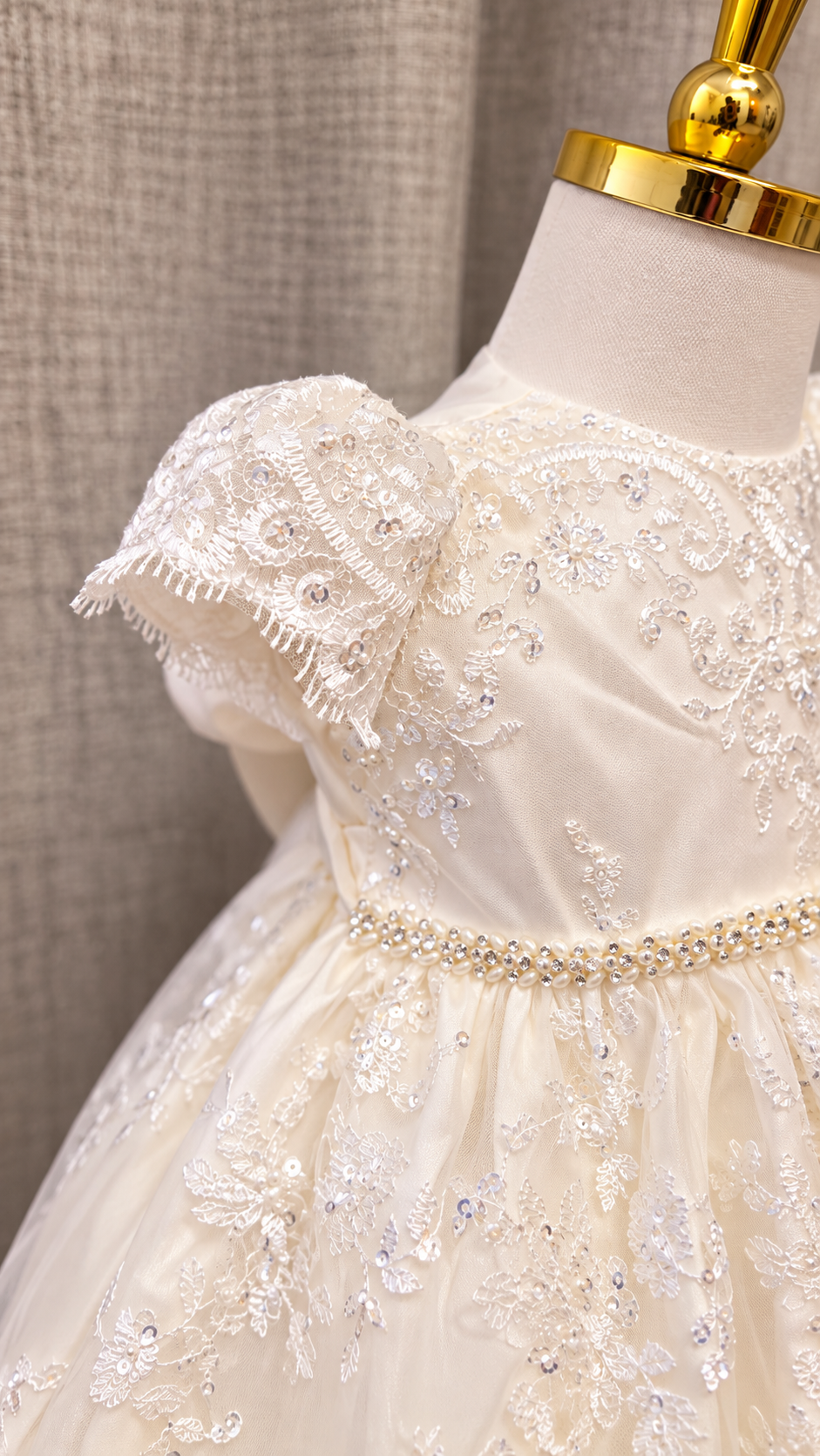 Ropon de Bautizo de Niña/baptism gown all included