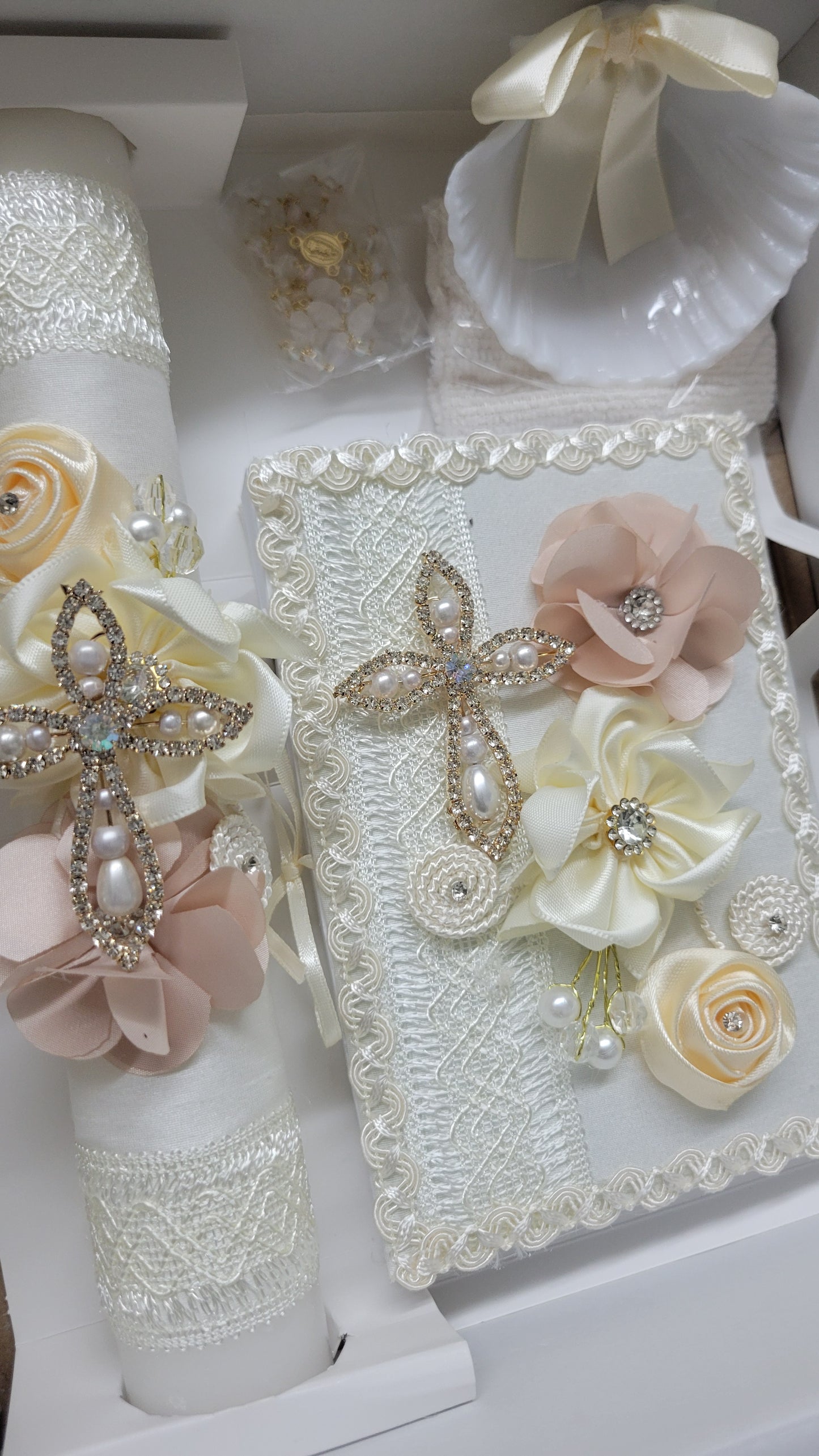 Baptism/Christening Candle Set