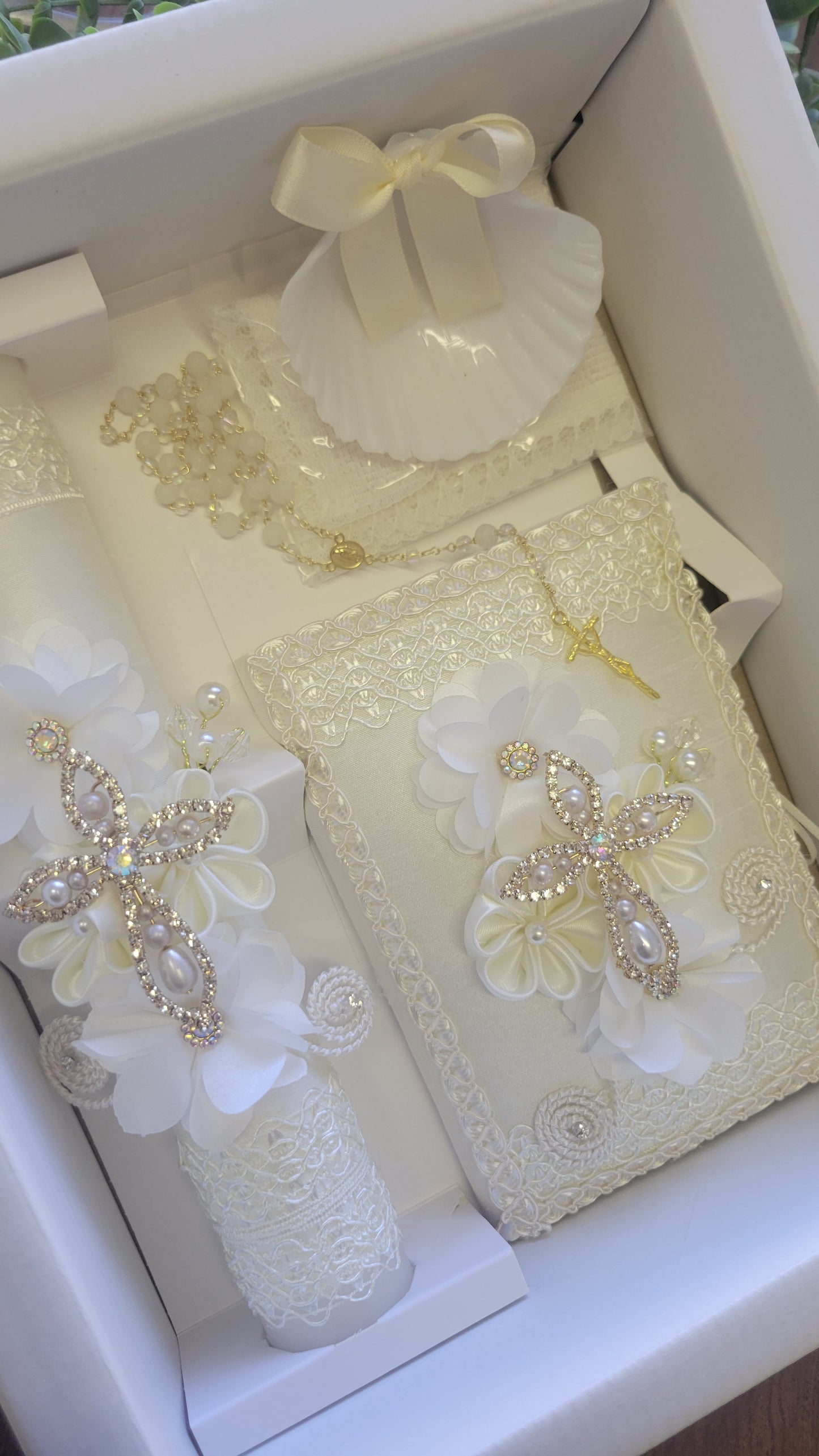 Baptism/Christening Candle Set