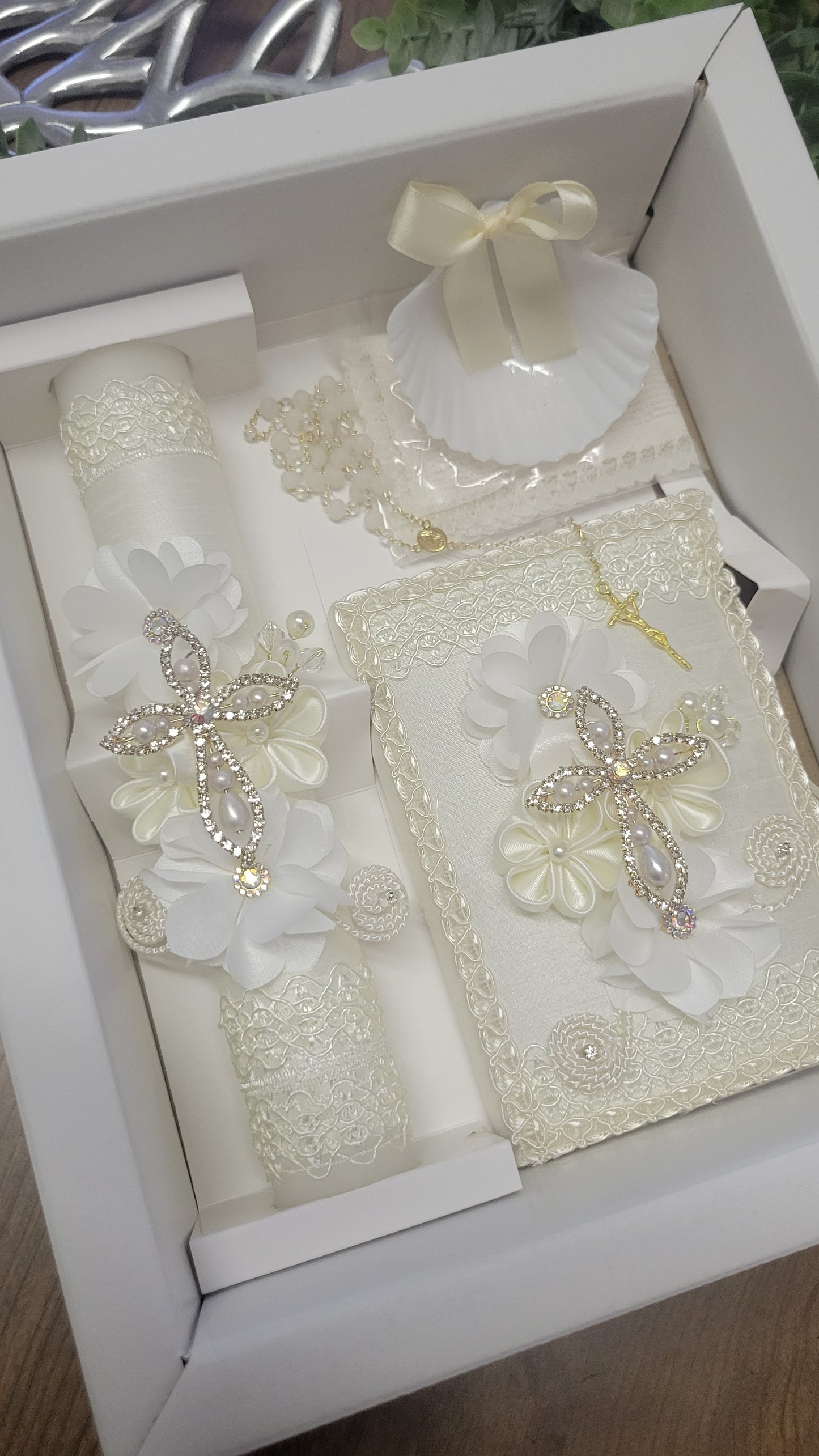 Baptism/Christening Candle Set