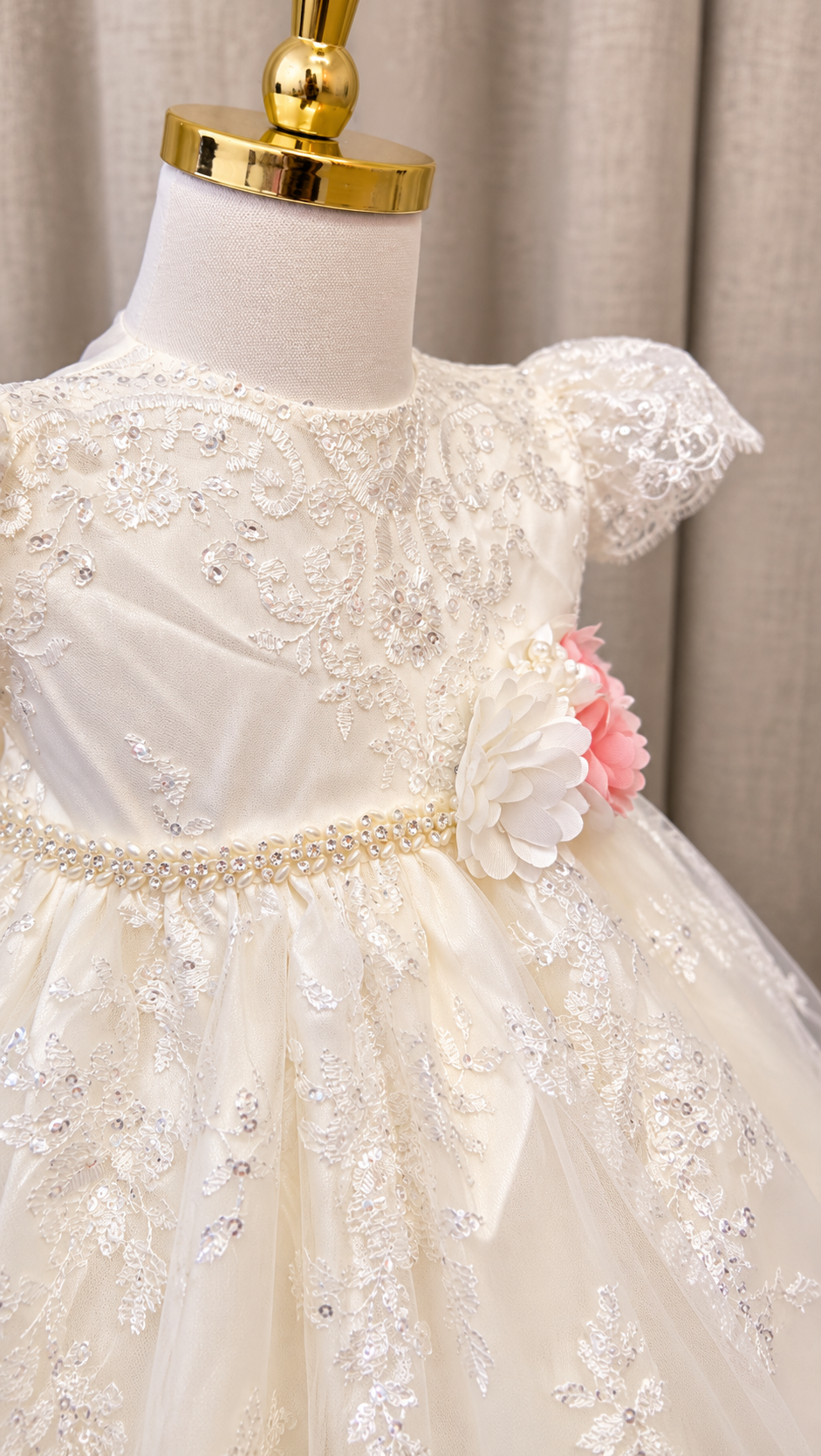 Ropon de Bautizo de Niña/baptism gown all included