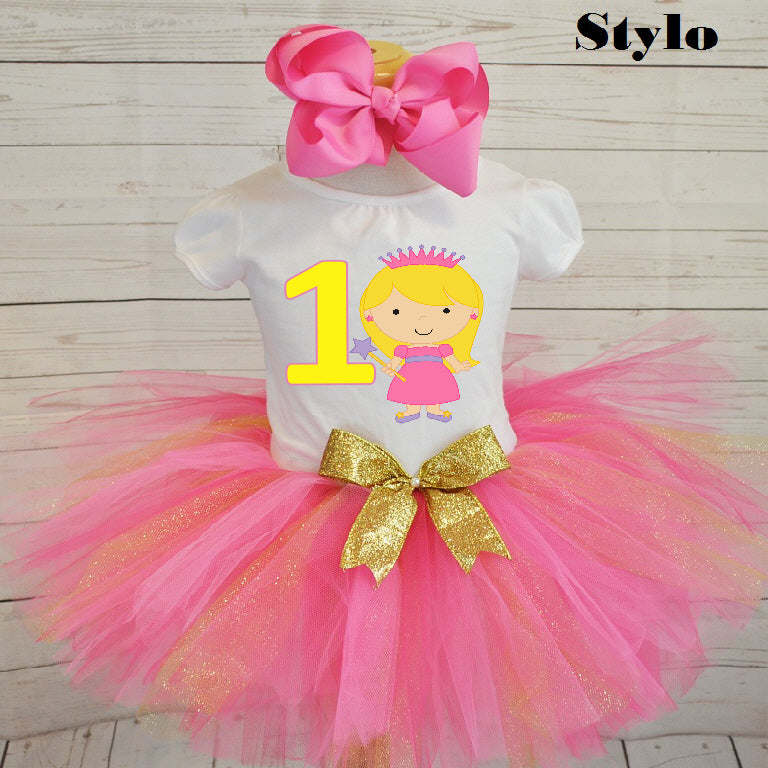 Princess Birthday Tutu Outfit - STYLOBOUTIQUE