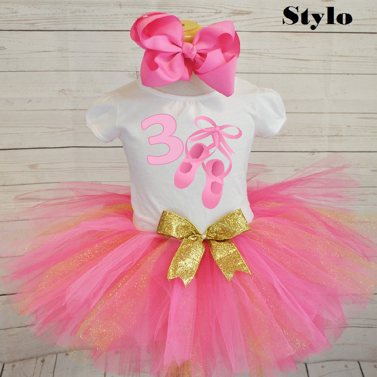 Ballerina Birthday Tutu Outfit - STYLOBOUTIQUE