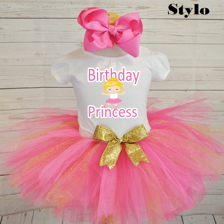 Birthday Princess Ballerina Tutu Outfit - STYLOBOUTIQUE