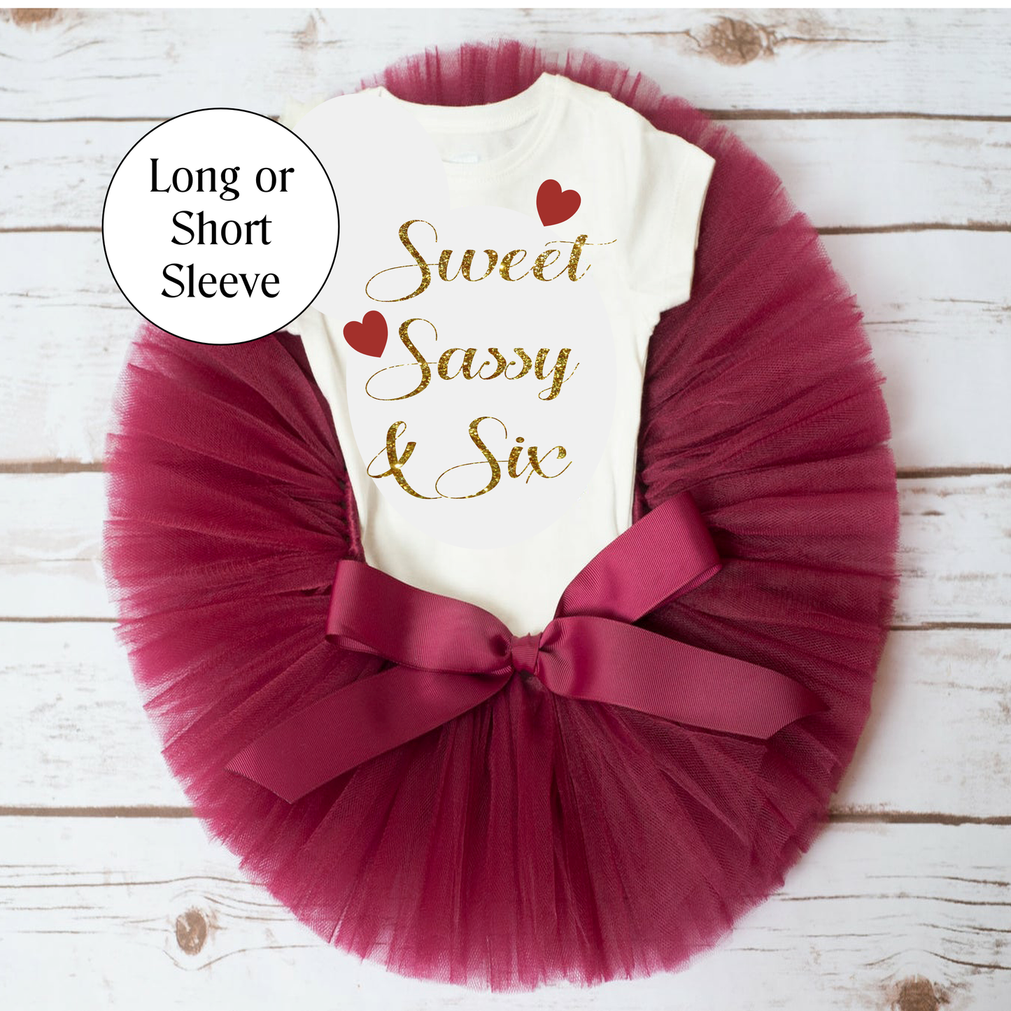 Sweet Sassy and Six tutu Outfit