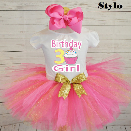 Cupcake Birthday Tutu Outfit - STYLOBOUTIQUE
