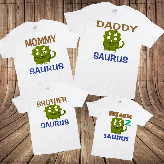 Dinosaur Birthday Family Shirts - STYLOBOUTIQUE