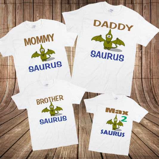 Dinosaur Birthday Family Shirts - STYLOBOUTIQUE