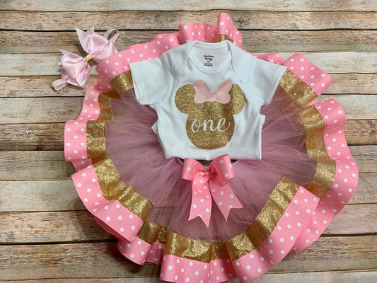 Minnie mouse Personalized Tutu Outfit