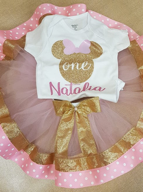Minnie Mouse Personalized Tutu Outfit