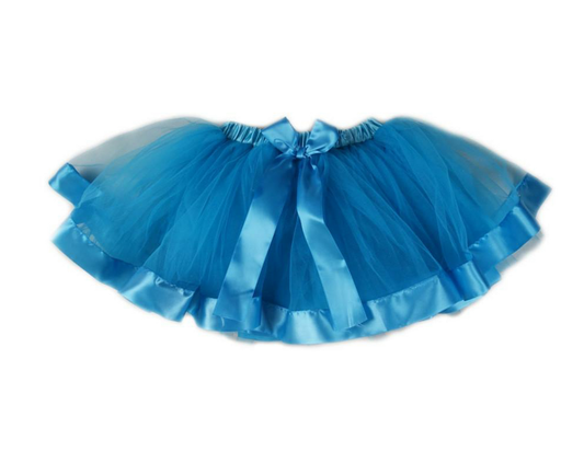 Turquoise Ribbon Tutu Skirt