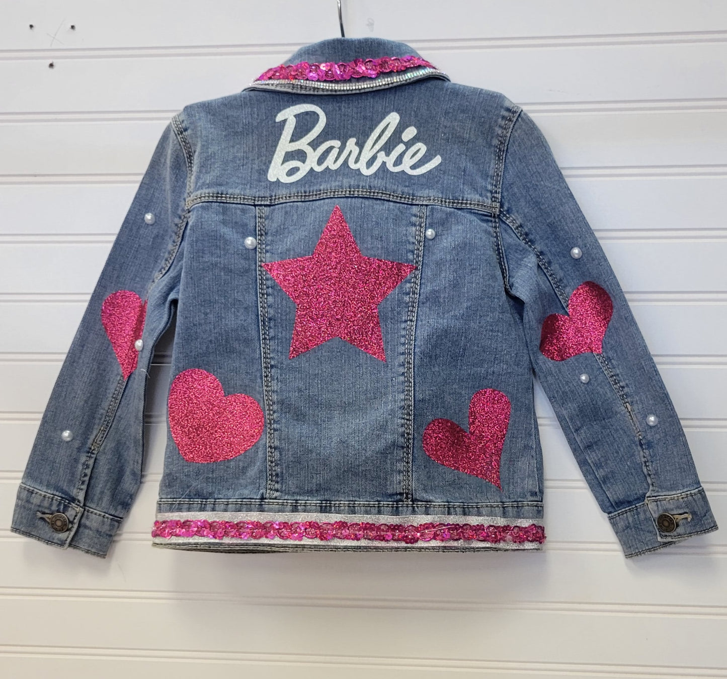 Barbie Outfit, jacket,headpiece and dress.