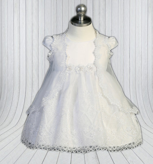 White Baptism/Christening Gown 2356tt