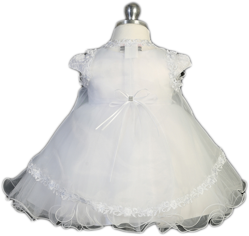 White Baptism/Christening Gown 2360tt